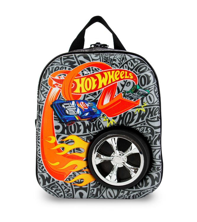 Mochila Infantil Hotwheels Pista Preto Ma...